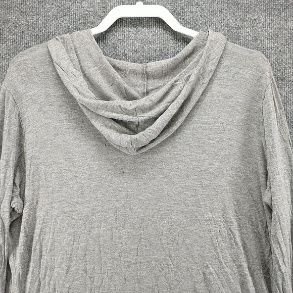 Sugar High Women's Wings Cross Pullover Graphic Hoodie Gray 2X Lightweight - Picture 10 of 16